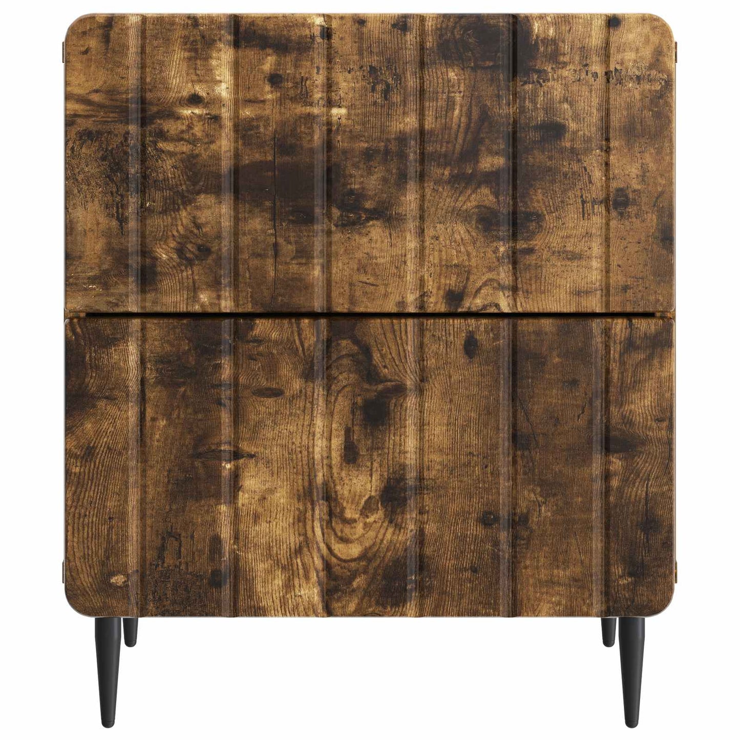 Natskab 2 stk. Røget eg 43 x 34,5 x 49,5 cm Konstrueret træ