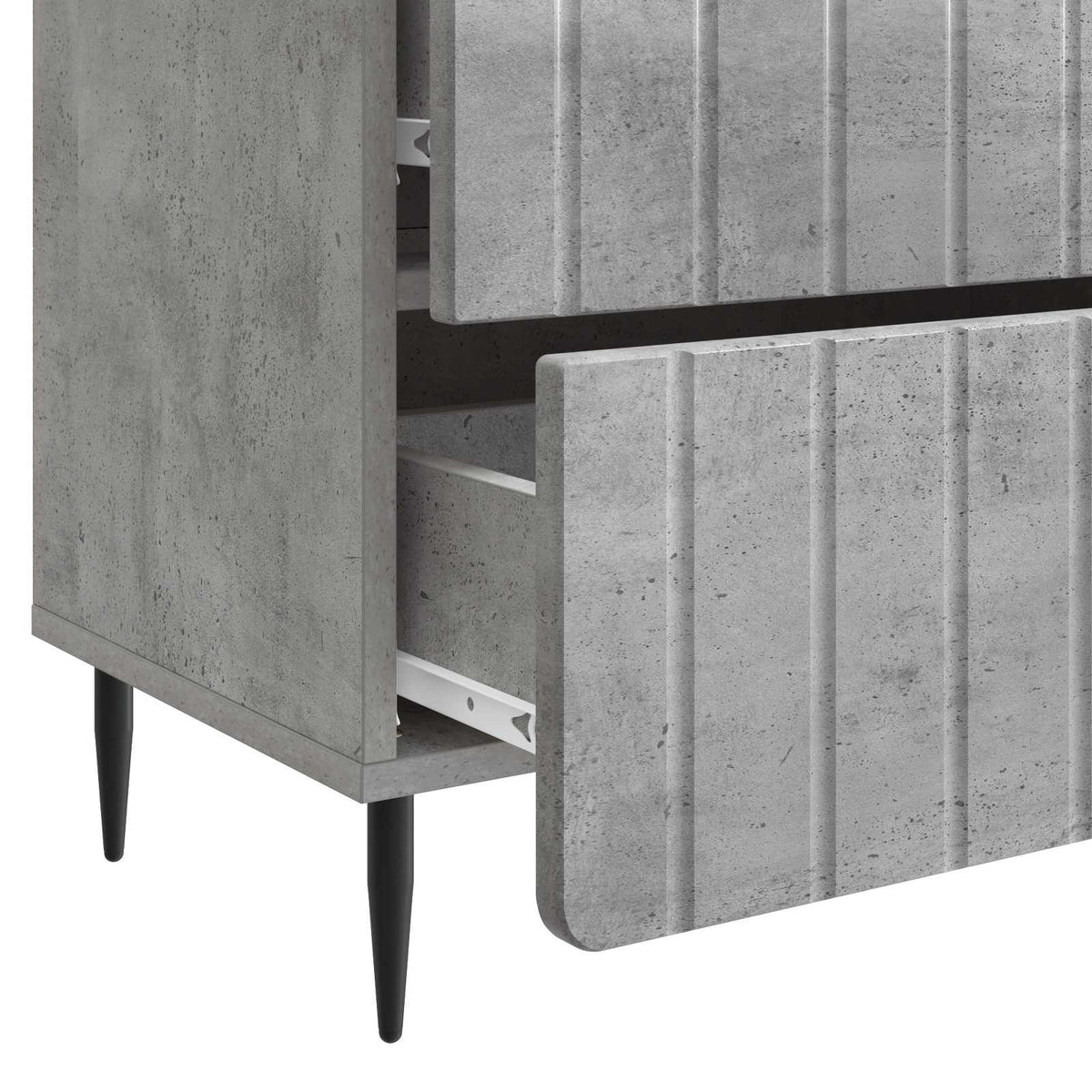Natskab Betongrå 62 x 34,5 x 49,5 cm Konstrueret træ