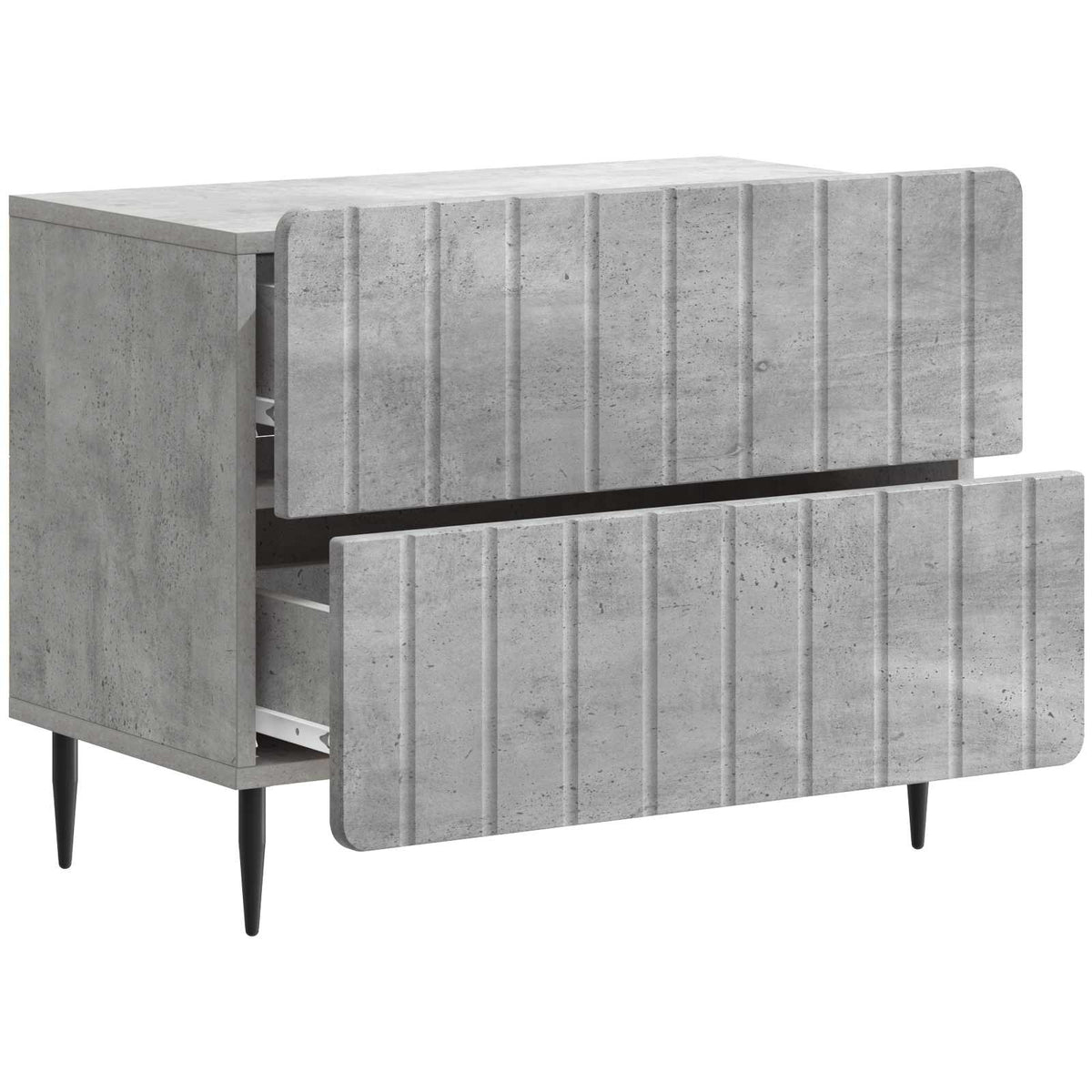 Natskab Betongrå 62 x 34,5 x 49,5 cm Konstrueret træ