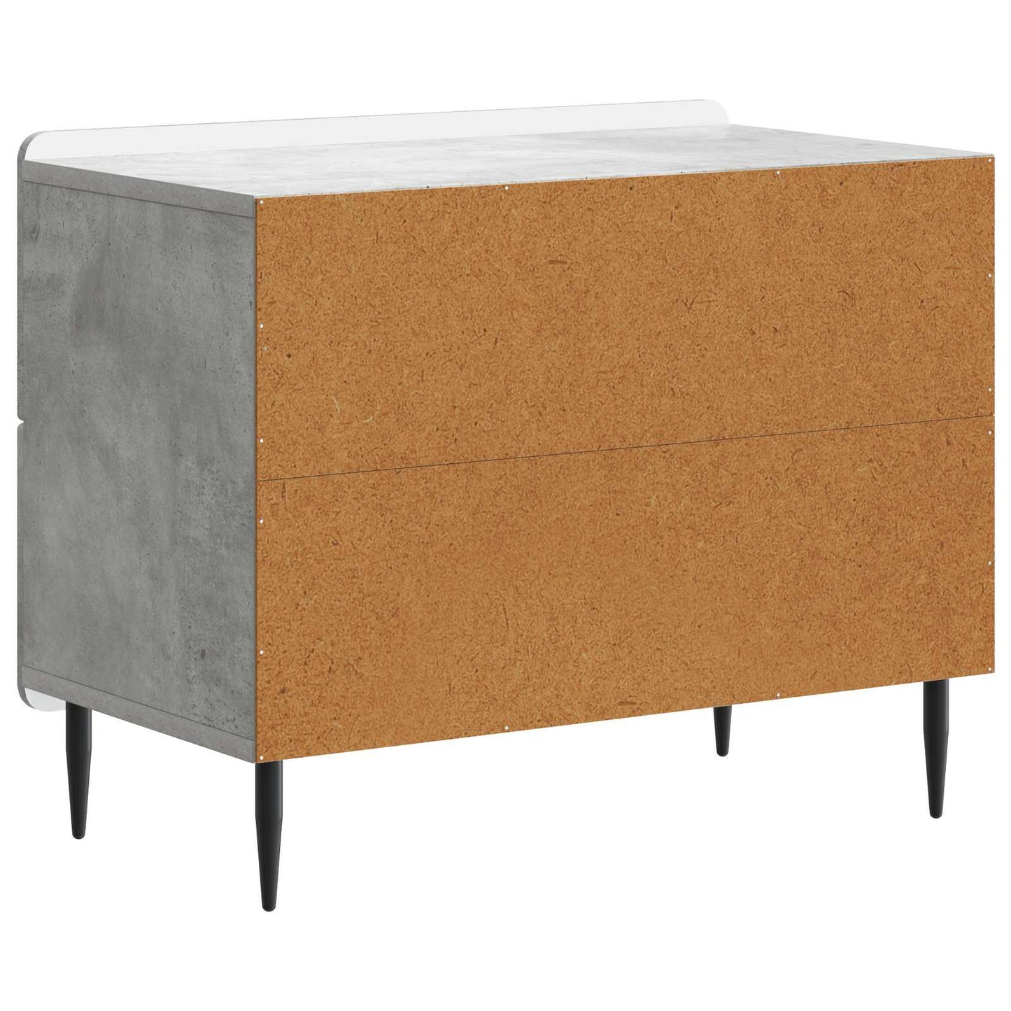 Natskab Betongrå 62 x 34,5 x 49,5 cm Konstrueret træ