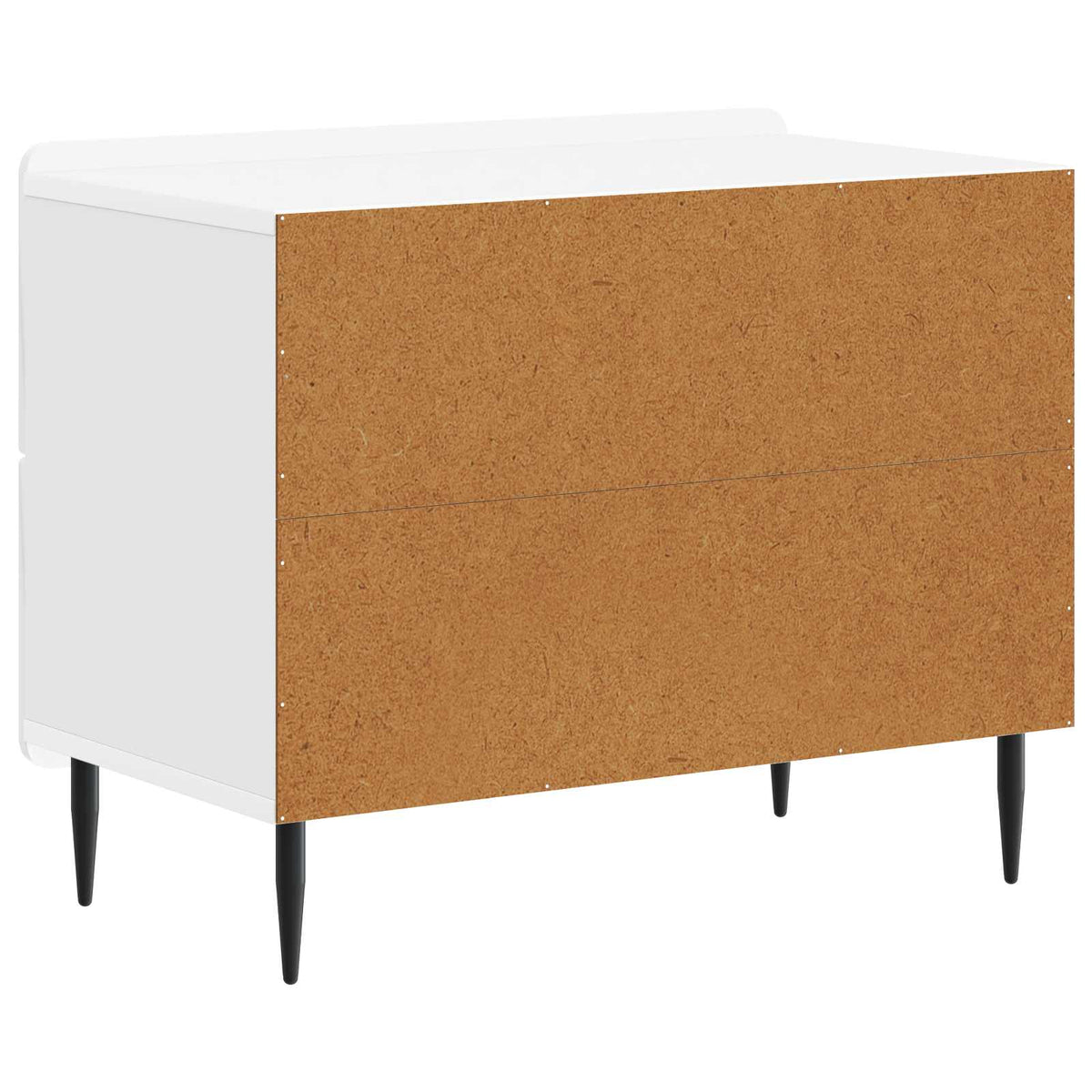 Natskab Hvid højglans 62 x 34,5 x 49,5 cm Konstrueret træ