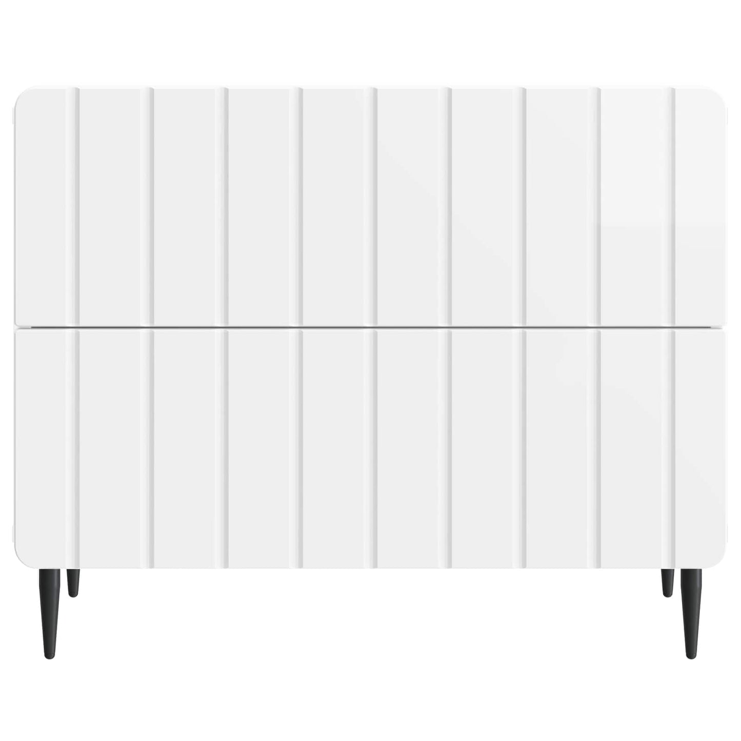 Natskab Hvid højglans 62 x 34,5 x 49,5 cm Konstrueret træ