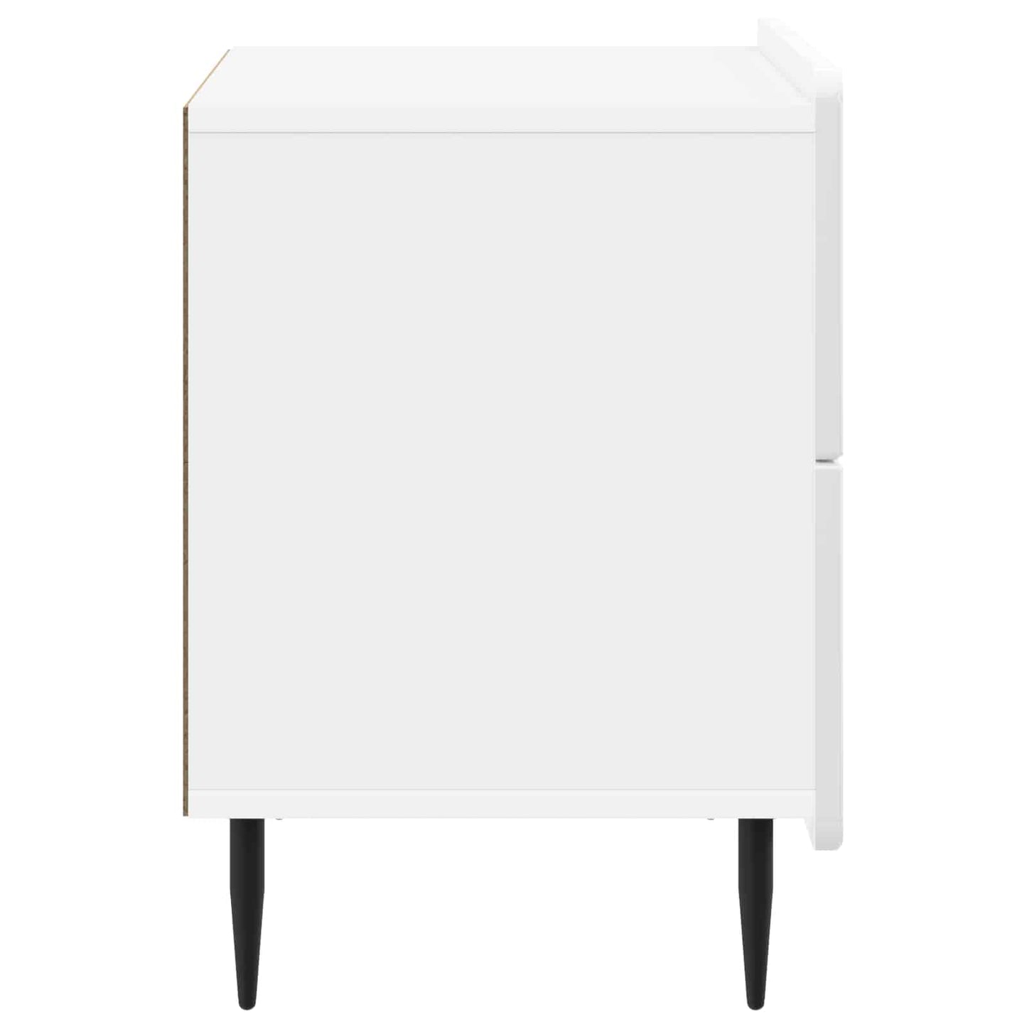 Natskab Hvid højglans 62 x 34,5 x 49,5 cm Konstrueret træ