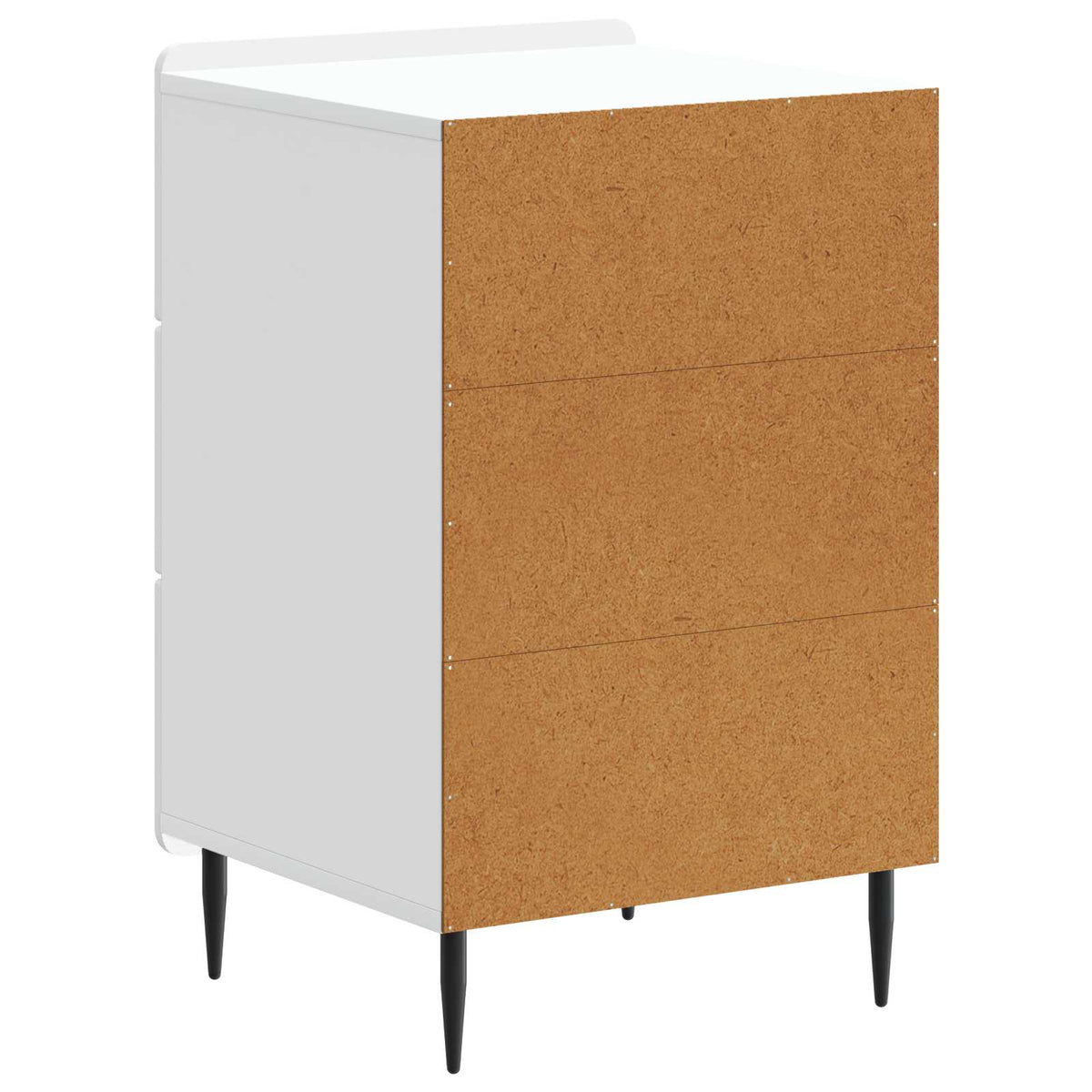 Natskab med skuffe Hvid 43x 41 x 68 cm Konstrueret træ