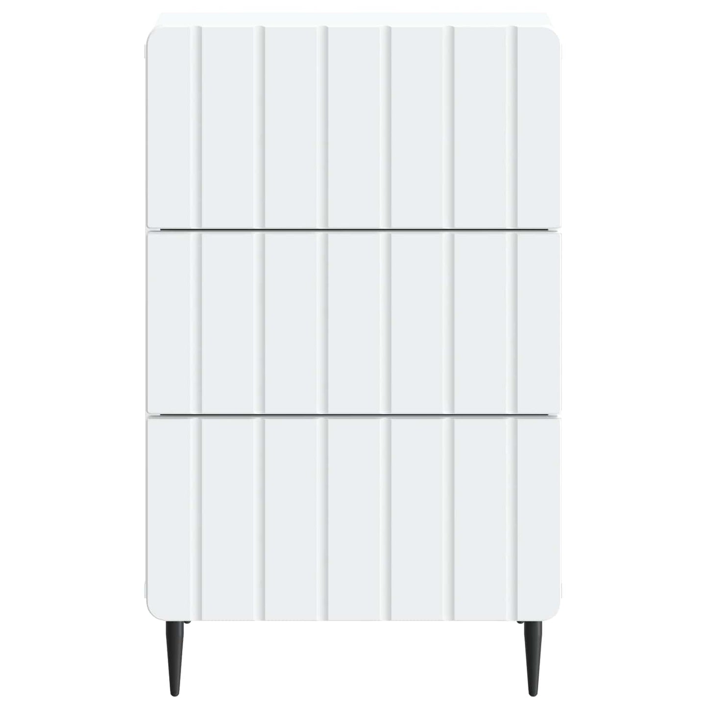 Natskab med skuffe Hvid 43x 41 x 68 cm Konstrueret træ