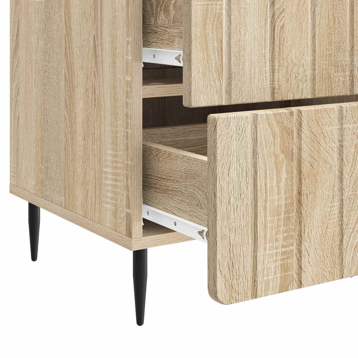 Natskab med skuffe Sonoma-eg 43x 41 x 68 cm Konstrueret træ