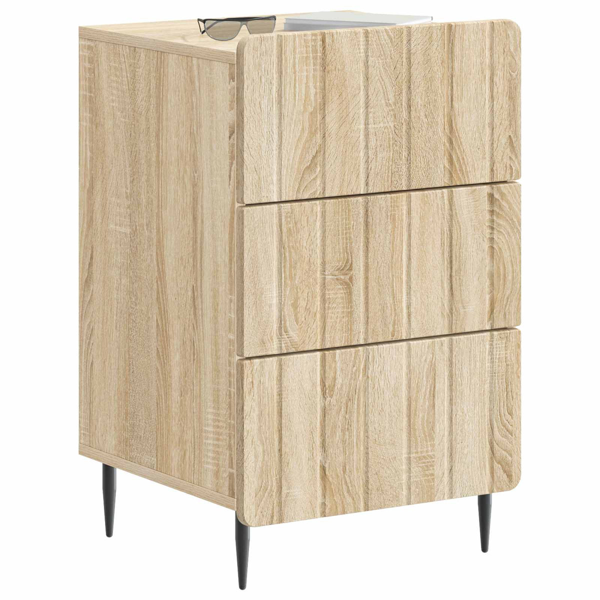Natskab med skuffe Sonoma-eg 43x 41 x 68 cm Konstrueret træ