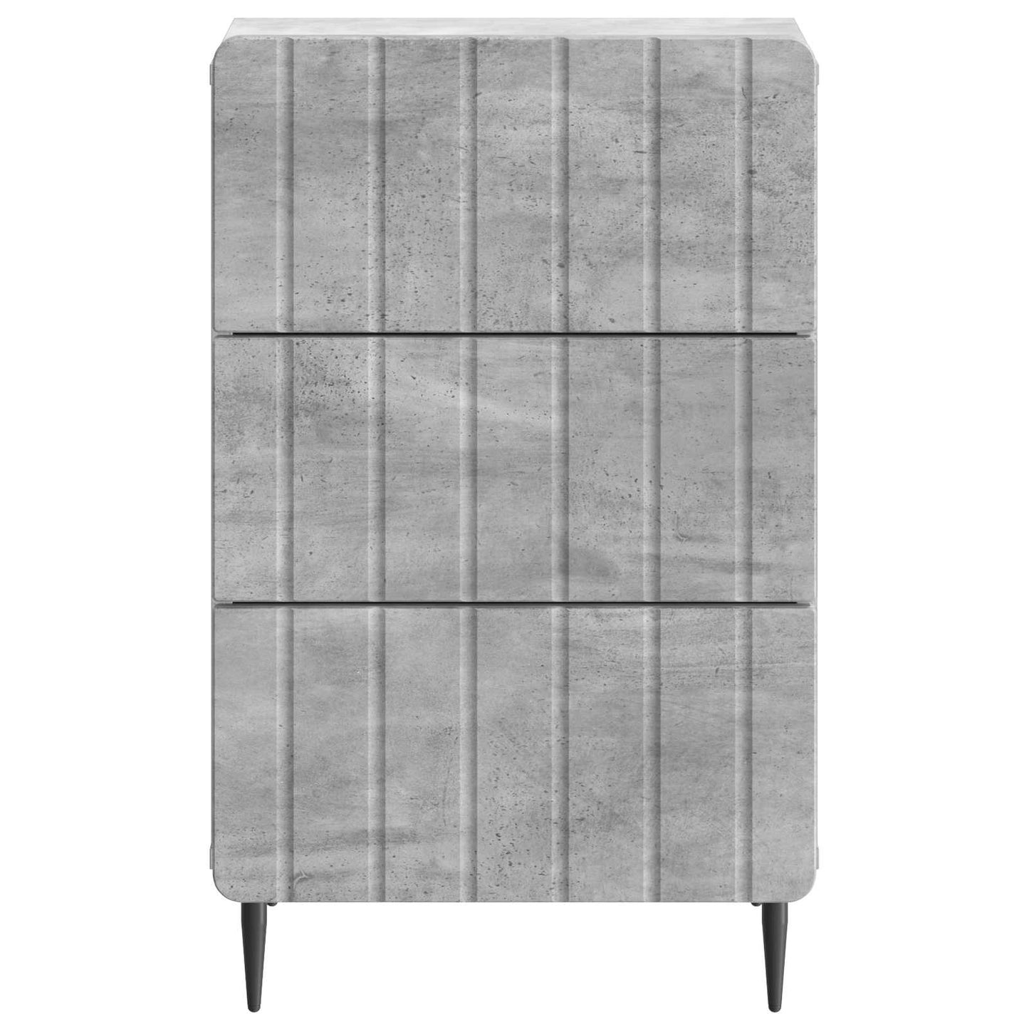Natskab med skuffe Betongrå 43x 41 x 68 cm Konstrueret træ