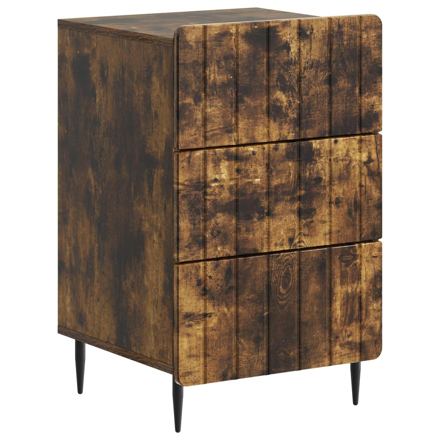 Natskab med skuffe Røget eg 43x 41 x 68 cm Konstrueret træ
