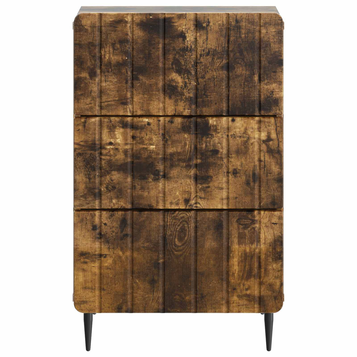 Natskab med skuffe Røget eg 43x 41 x 68 cm Konstrueret træ