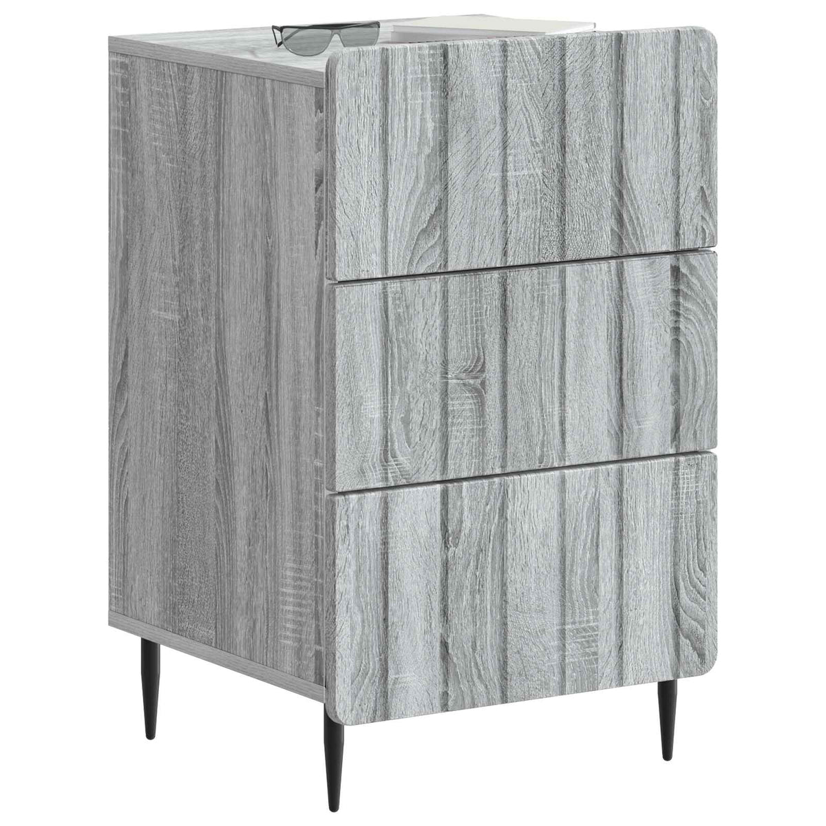 Natskab med skuffe Grå sonoma-eg 43x 41 x 68 cm Konstrueret træ