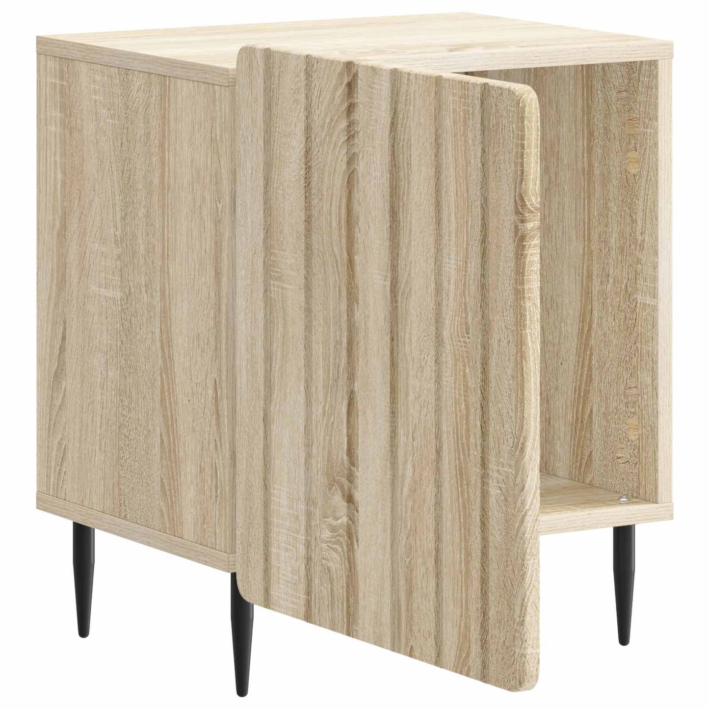 Natskab 2 stk. Sonoma-eg 43 x 34,5 x 52 cm Konstrueret træ