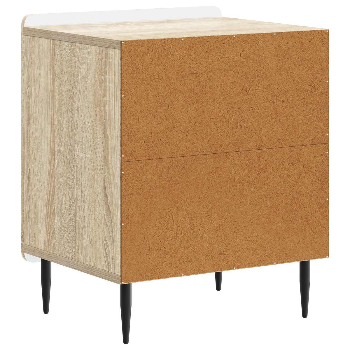 Natskab 2 stk. Sonoma-eg 43 x 34,5 x 52 cm Konstrueret træ