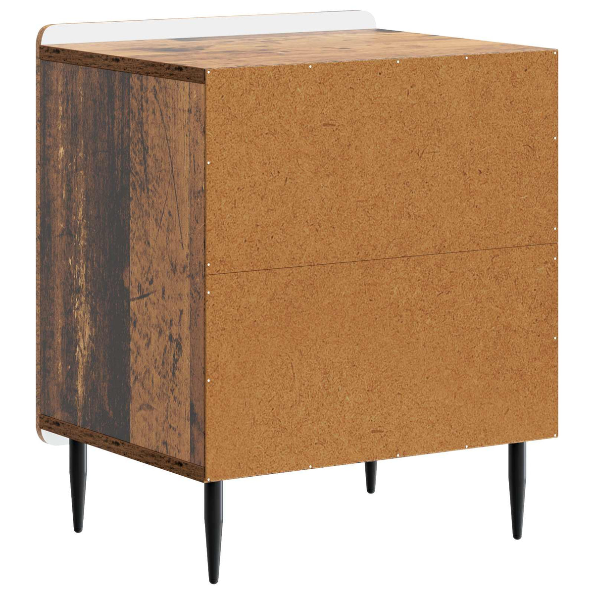 Natskab 2 stk. Gammelt træ 43 x 34,5 x 52 cm Konstrueret træ