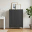 Sideboard Sort 66 x 34,5 x 92 cm Konstrueret træ