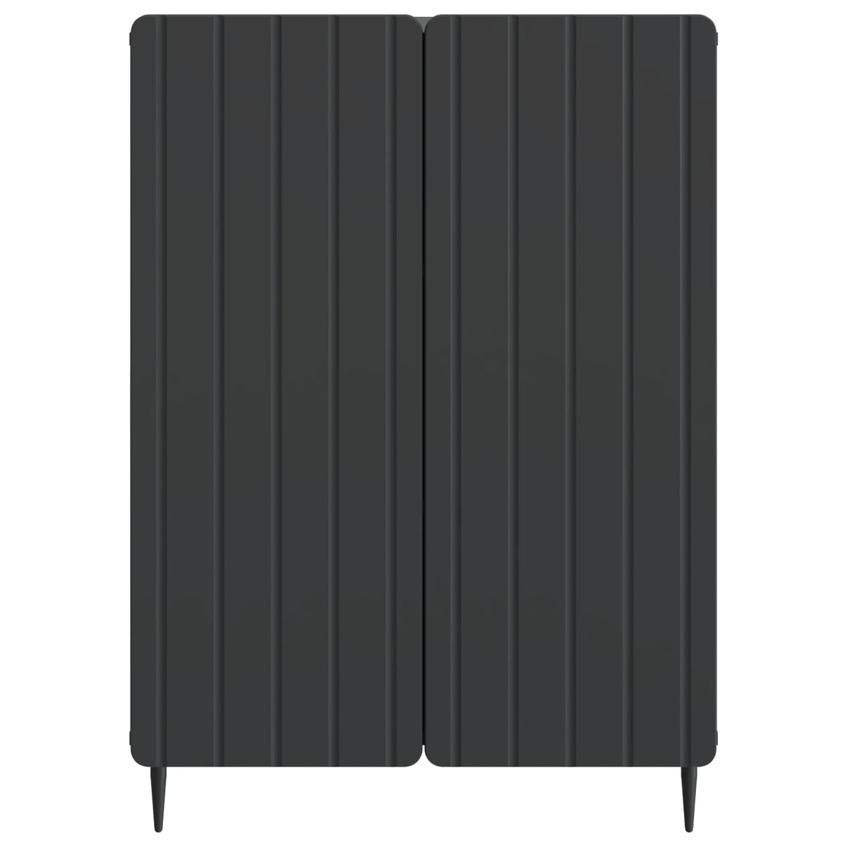 Sideboard Sort 66 x 34,5 x 92 cm Konstrueret træ