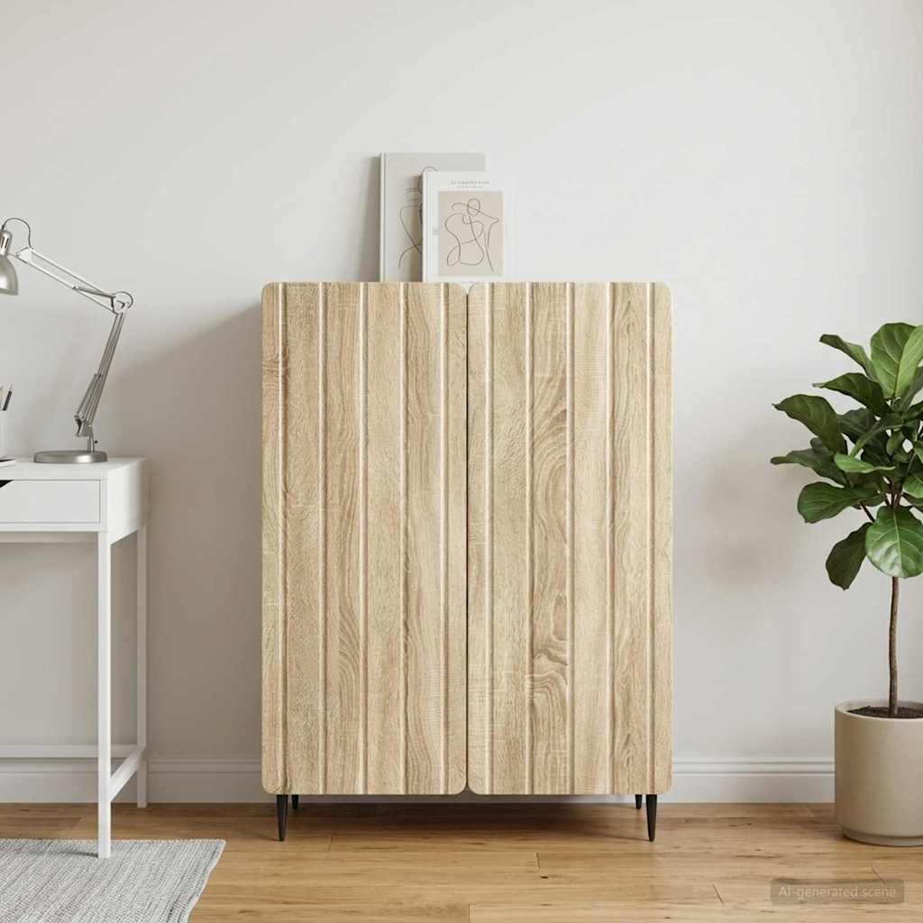 Sideboard Sonoma-eg 66 x 34,5 x 92 cm Konstrueret træ