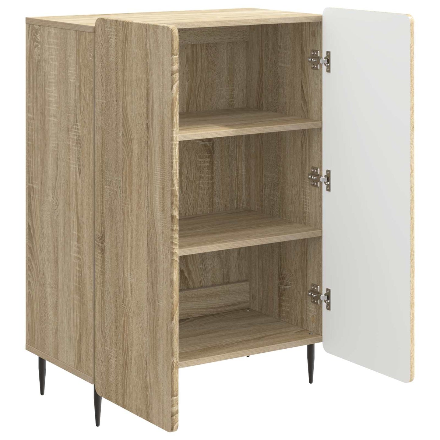 Sideboard Sonoma-eg 66 x 34,5 x 92 cm Konstrueret træ