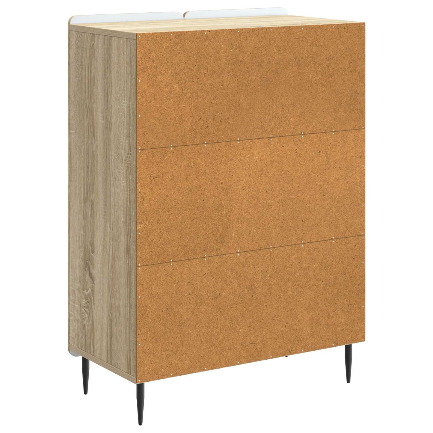 Sideboard Sonoma-eg 66 x 34,5 x 92 cm Konstrueret træ