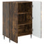 Sideboard Røget eg 66 x 34,5 x 92 cm Konstrueret træ
