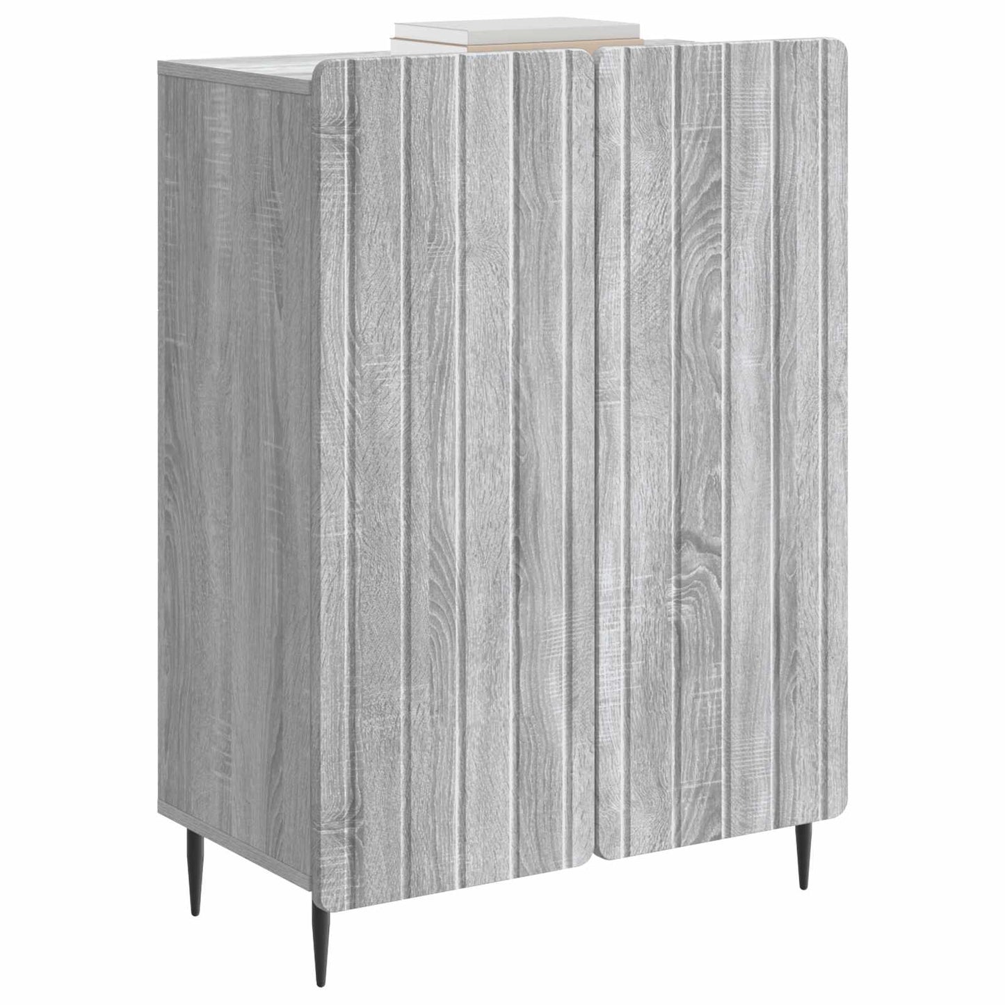 Sideboard Grå sonoma-eg 66 x 34,5 x 92 cm Konstrueret træ
