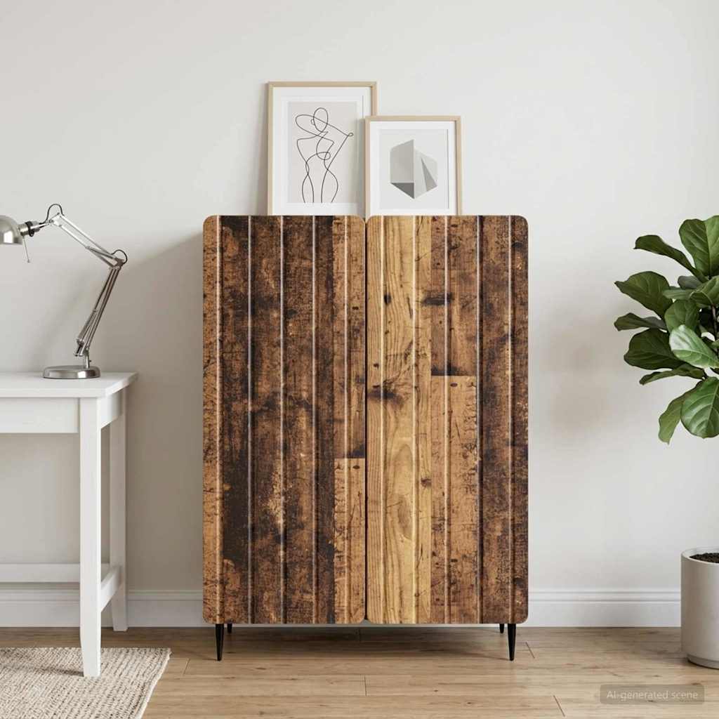 Sideboard Gammelt træ 66 x 34,5 x 92 cm Konstrueret træ