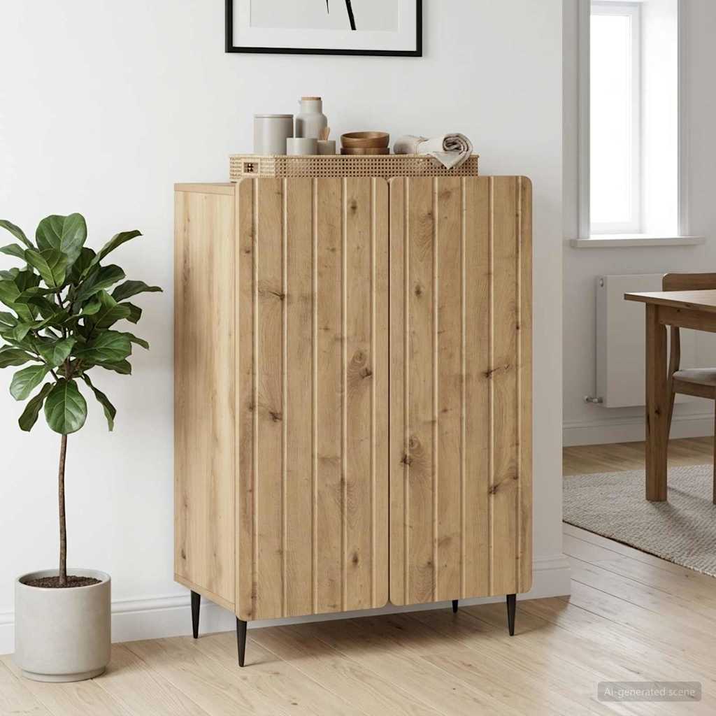 Sideboard Artisan-eg 66 x 34,5 x 92 cm Konstrueret træ