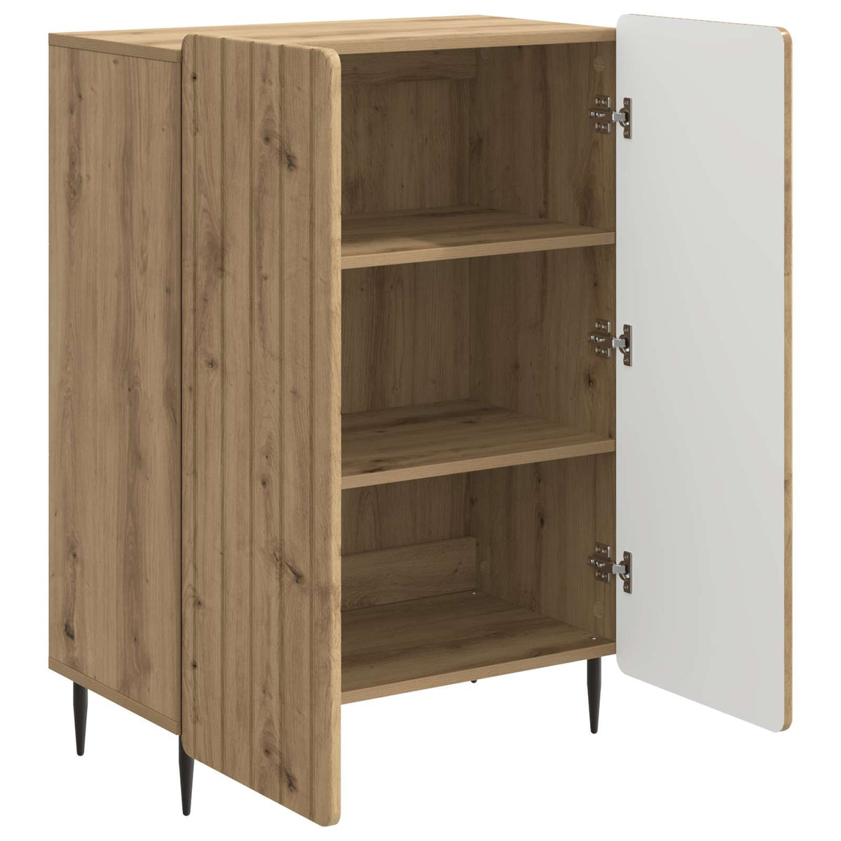 Sideboard Artisan-eg 66 x 34,5 x 92 cm Konstrueret træ
