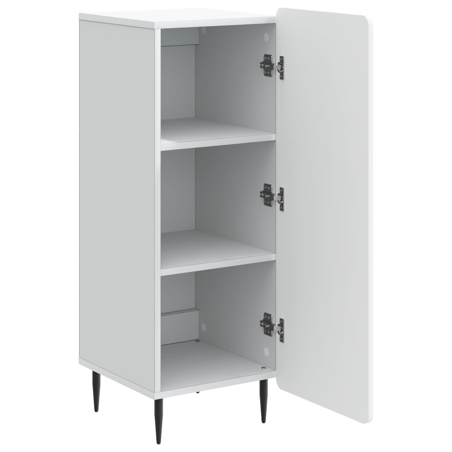 Sideboard Hvid 34,5 x 33 x 92 cm Konstrueret træ