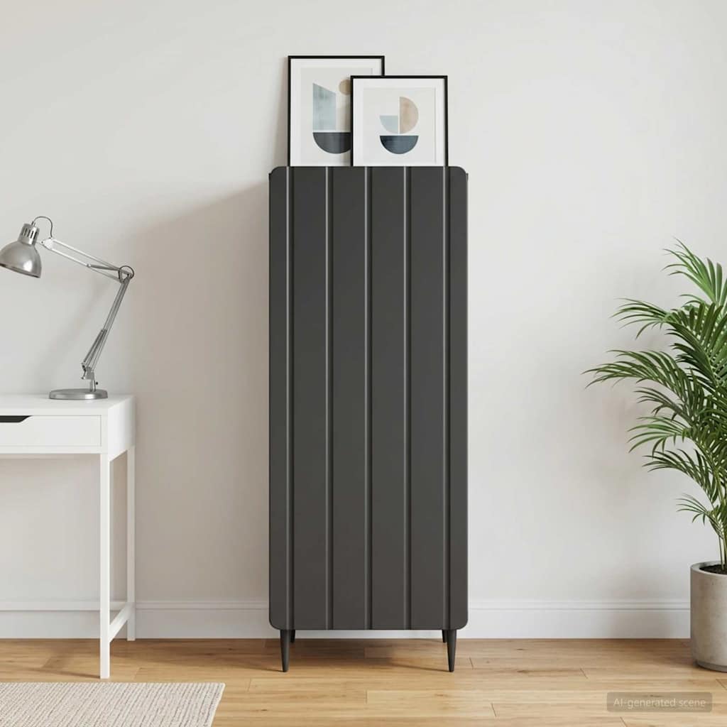 Sideboard Sort 34,5 x 33 x 92 cm Konstrueret træ