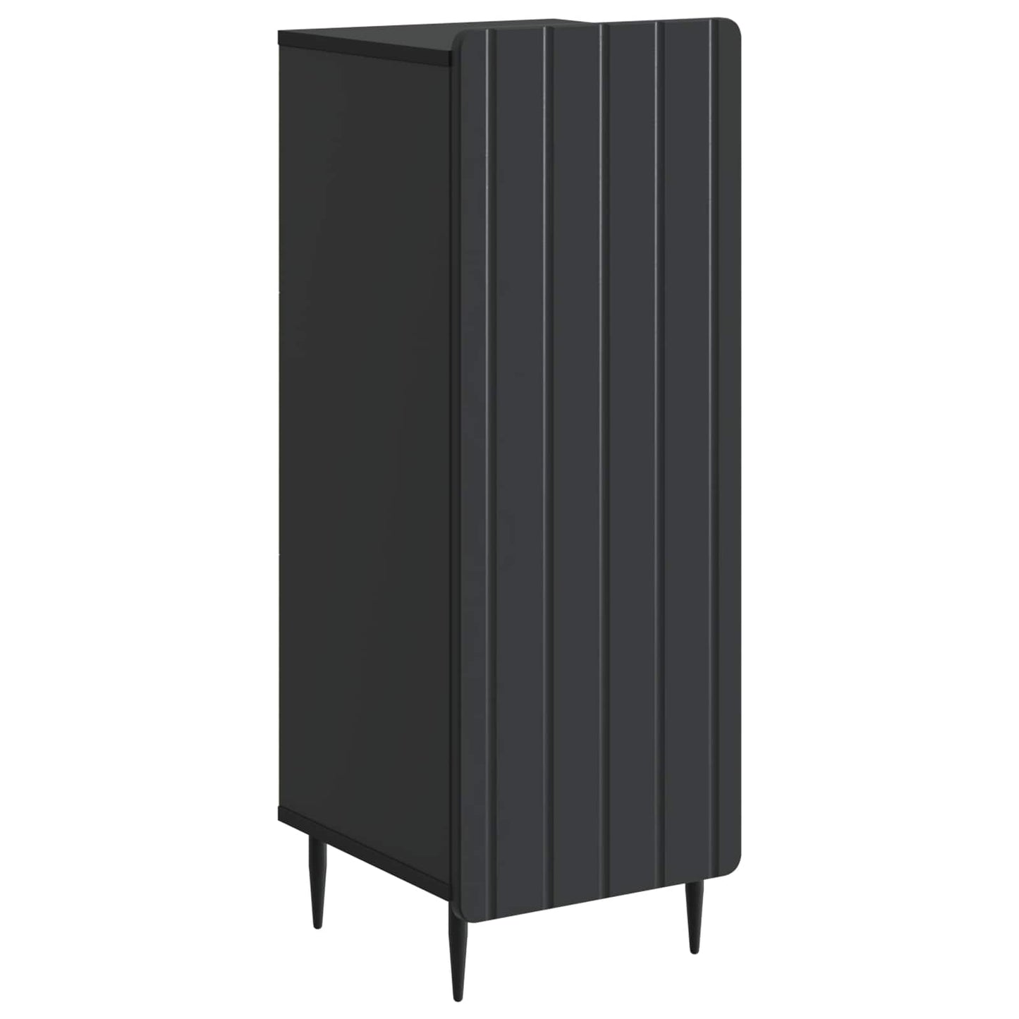 Sideboard Sort 34,5 x 33 x 92 cm Konstrueret træ