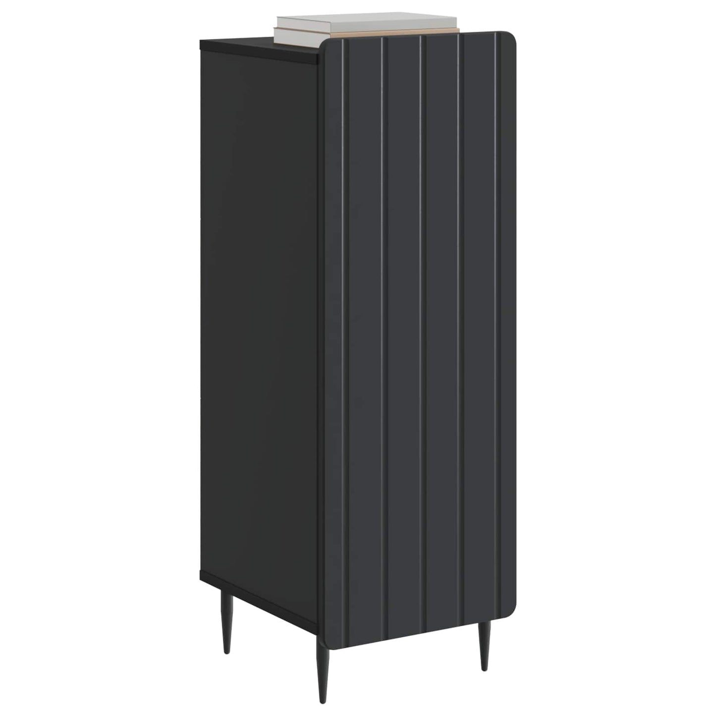 Sideboard Sort 34,5 x 33 x 92 cm Konstrueret træ