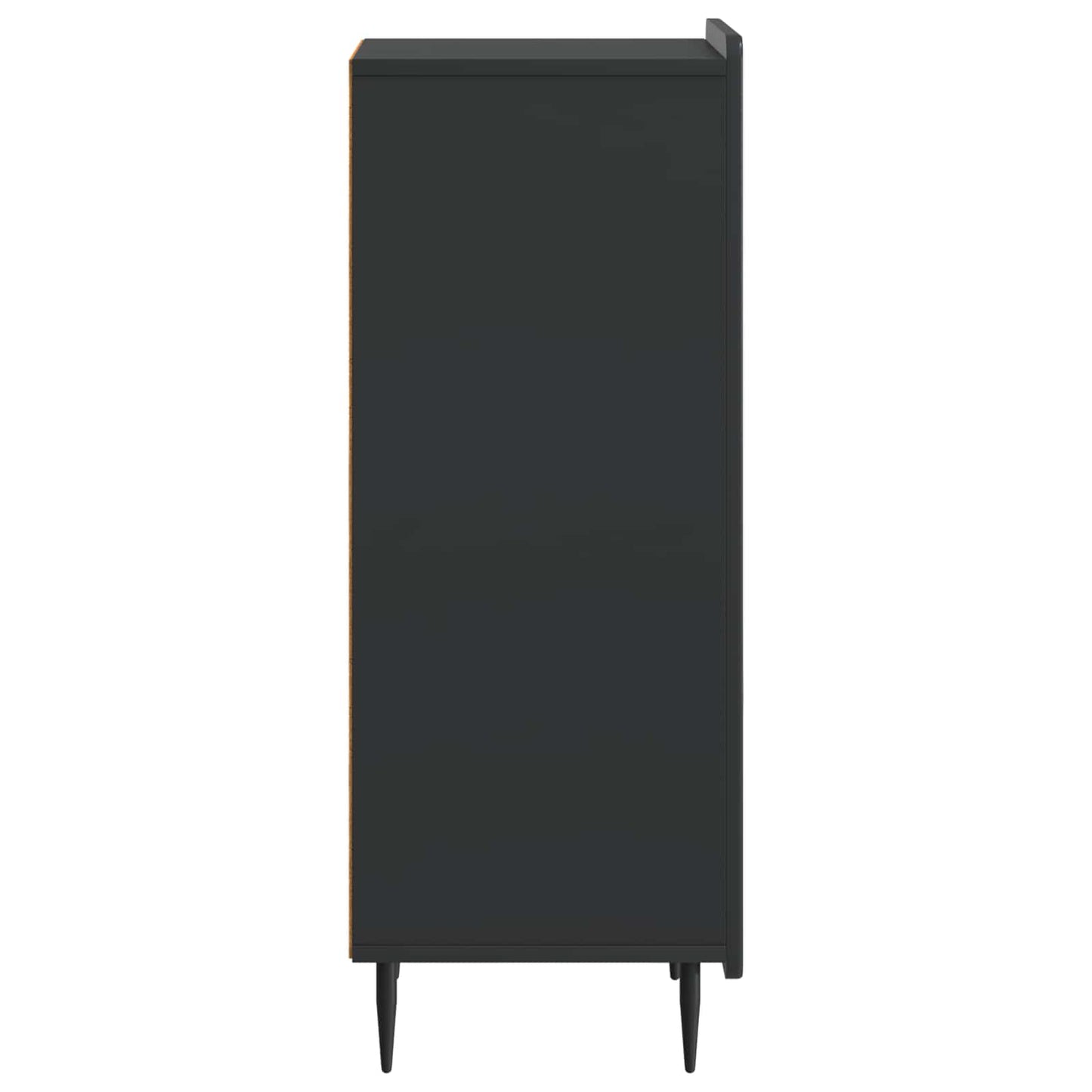 Sideboard Sort 34,5 x 33 x 92 cm Konstrueret træ