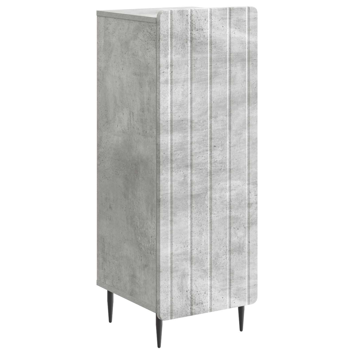 Sideboard Betongrå 34,5 x 33 x 92 cm Konstrueret træ