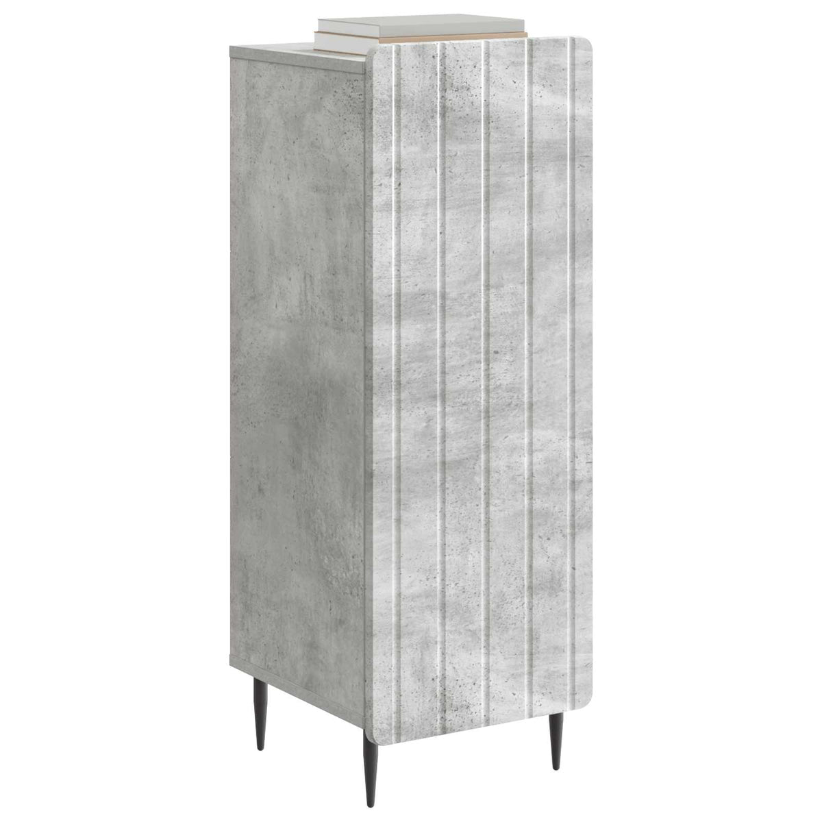 Sideboard Betongrå 34,5 x 33 x 92 cm Konstrueret træ