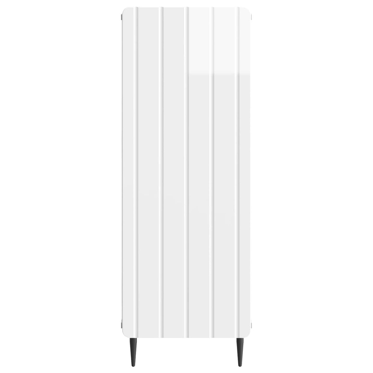 Sideboard Hvid højglans 34,5 x 33 x 92 cm Konstrueret træ