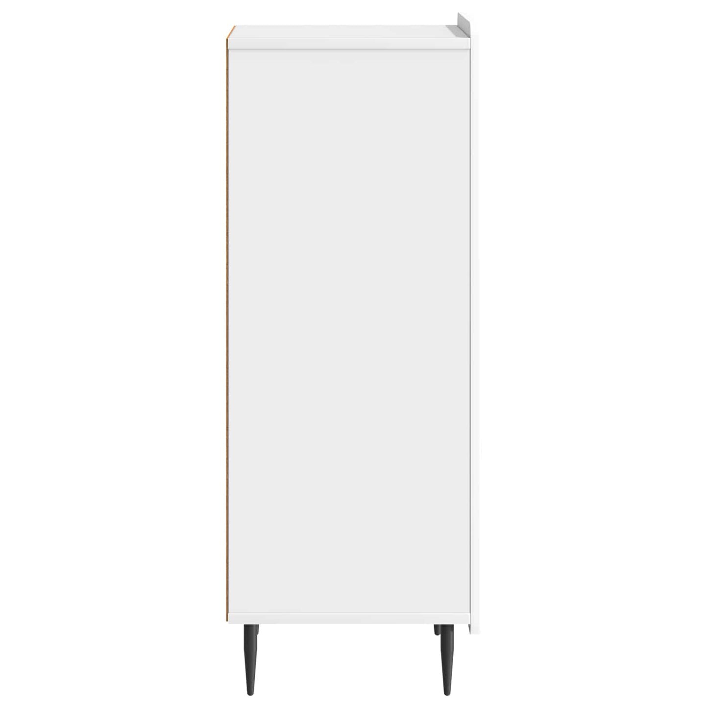 Sideboard Hvid højglans 34,5 x 33 x 92 cm Konstrueret træ