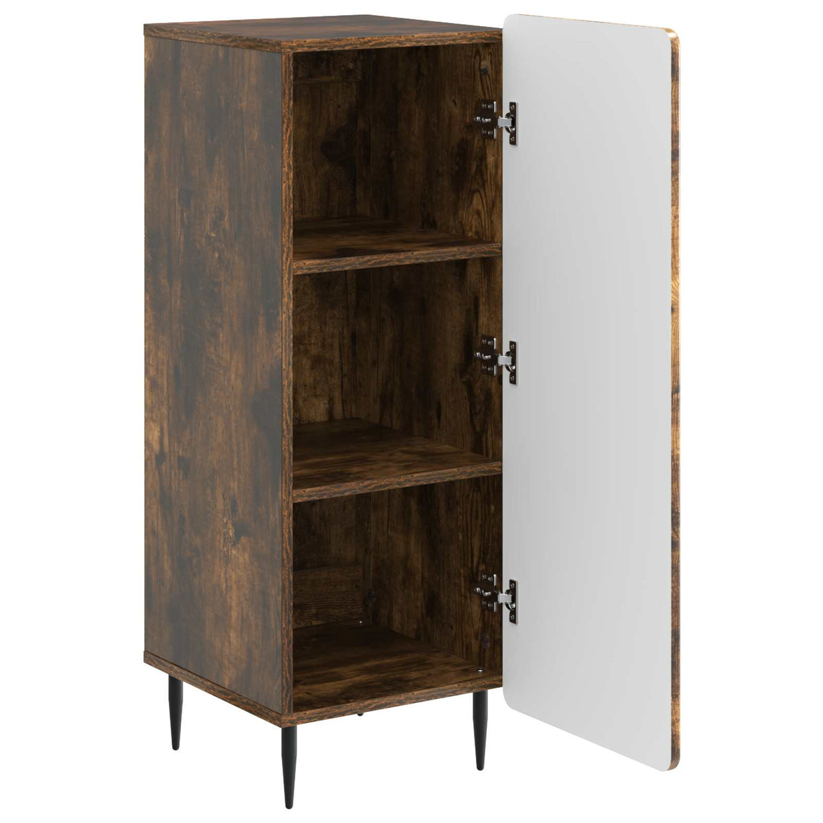 Sideboard Røget eg 34,5 x 33 x 92 cm Konstrueret træ