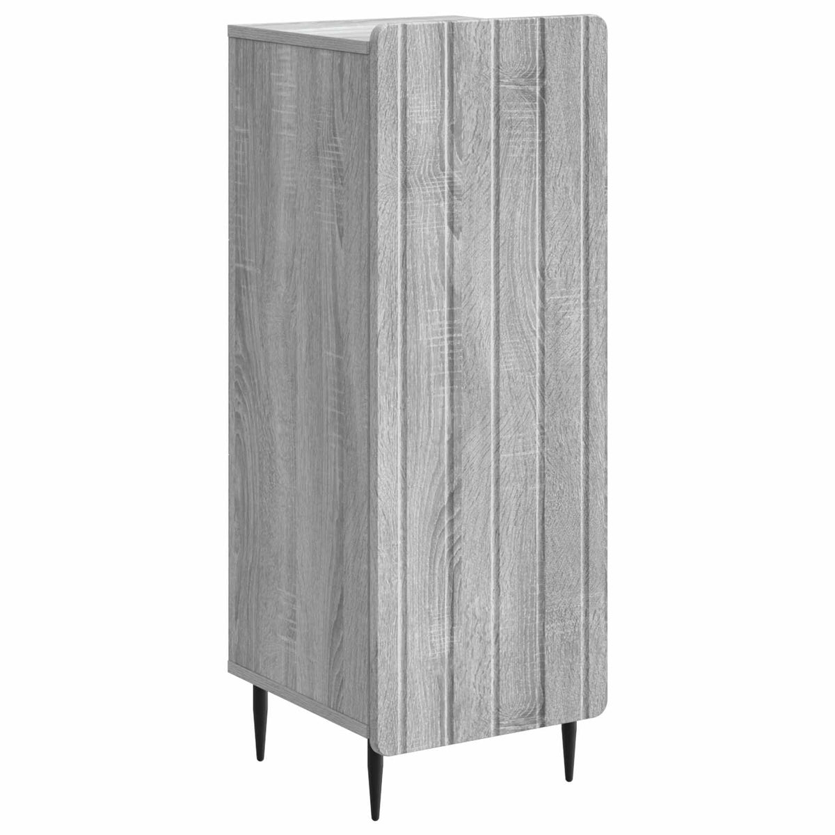 Sideboard Grå sonoma-eg 34,5 x 33 x 92 cm Konstrueret træ
