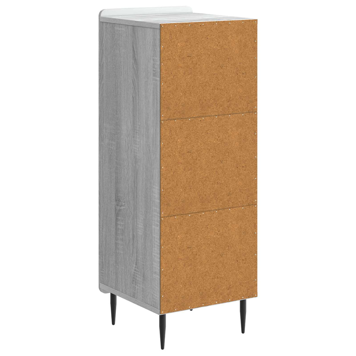 Sideboard Grå sonoma-eg 34,5 x 33 x 92 cm Konstrueret træ