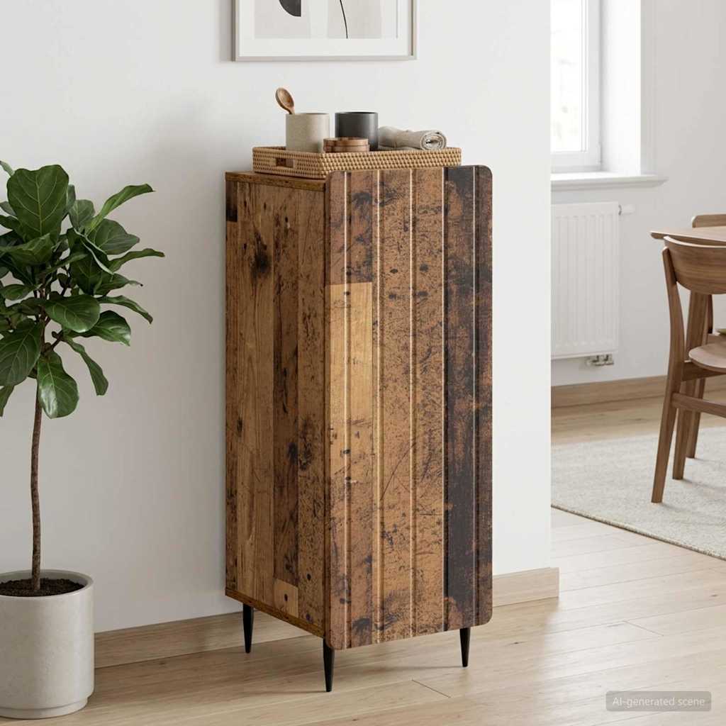 Sideboard Gammelt træ 34,5 x 33 x 92 cm Konstrueret træ