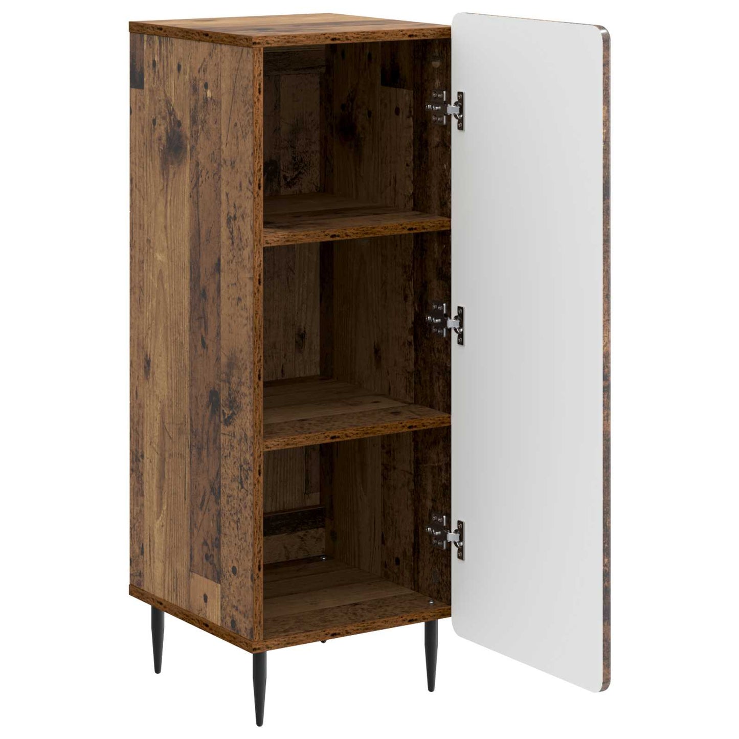 Sideboard Gammelt træ 34,5 x 33 x 92 cm Konstrueret træ