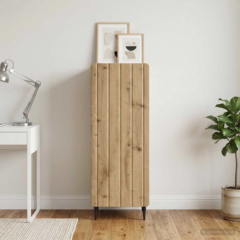 Sideboard Artisan-eg 34,5 x 33 x 92 cm Konstrueret træ