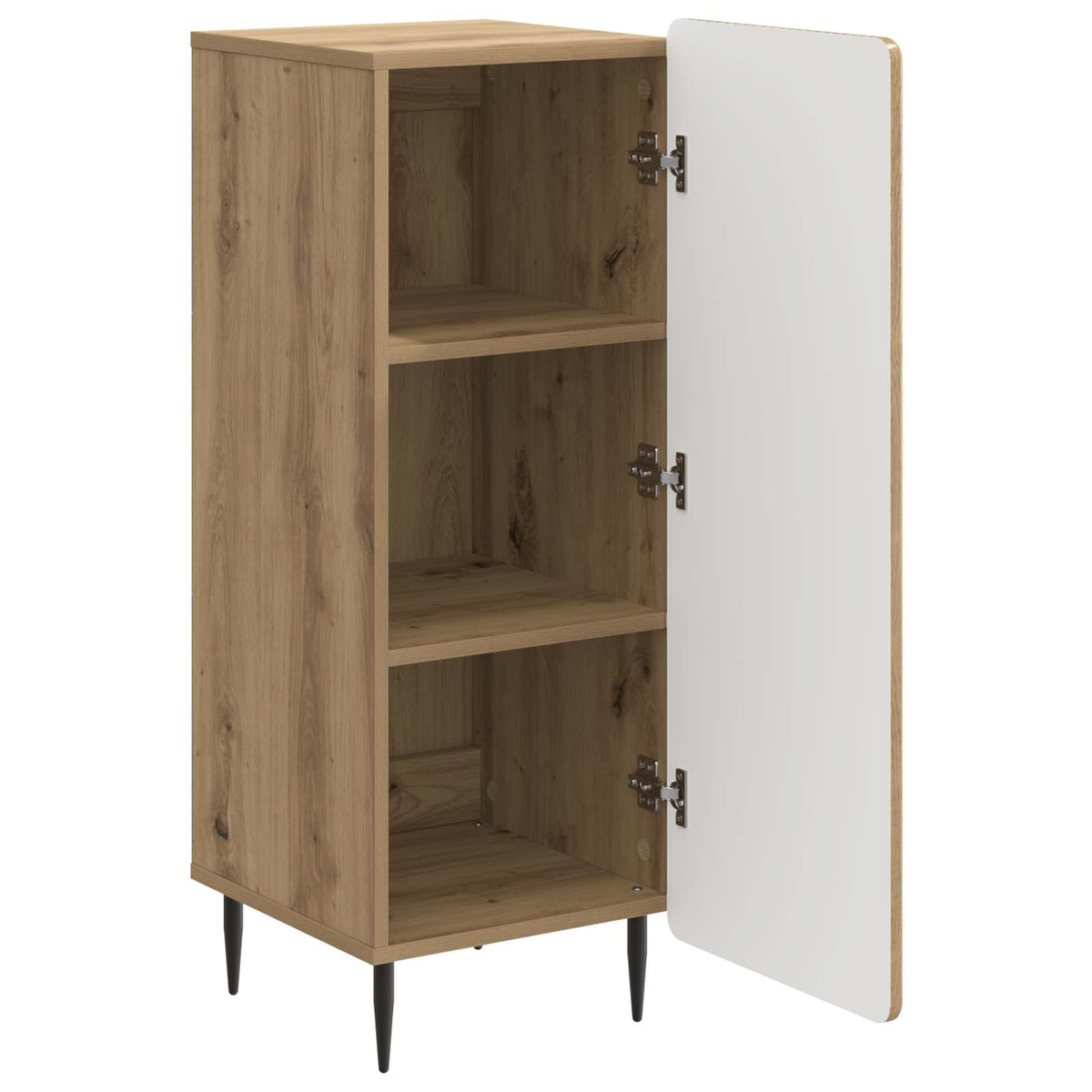 Sideboard Artisan-eg 34,5 x 33 x 92 cm Konstrueret træ