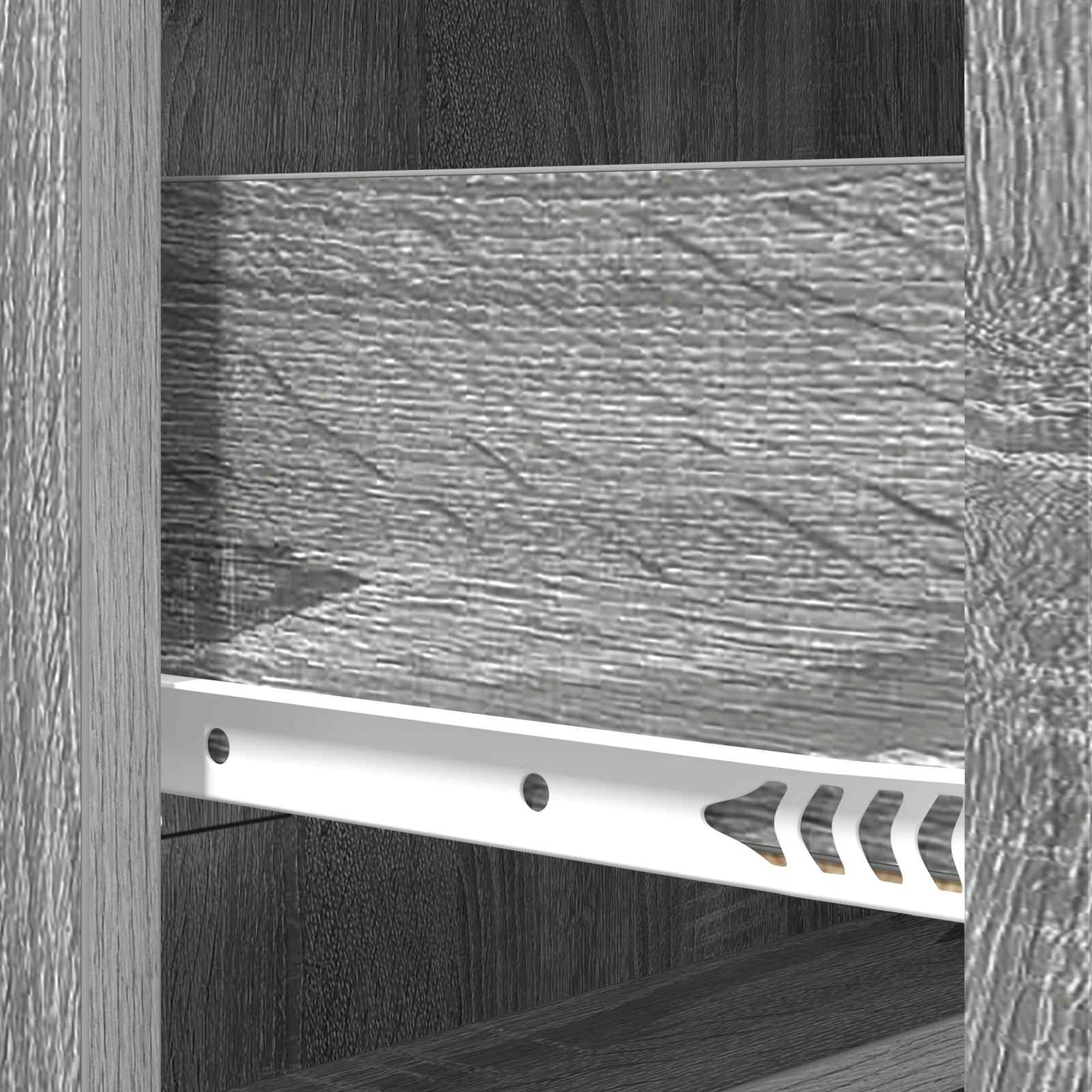Skuffeskab 66 x 34,5 x 92 cm Konstrueret træ Grå sonoma-eg