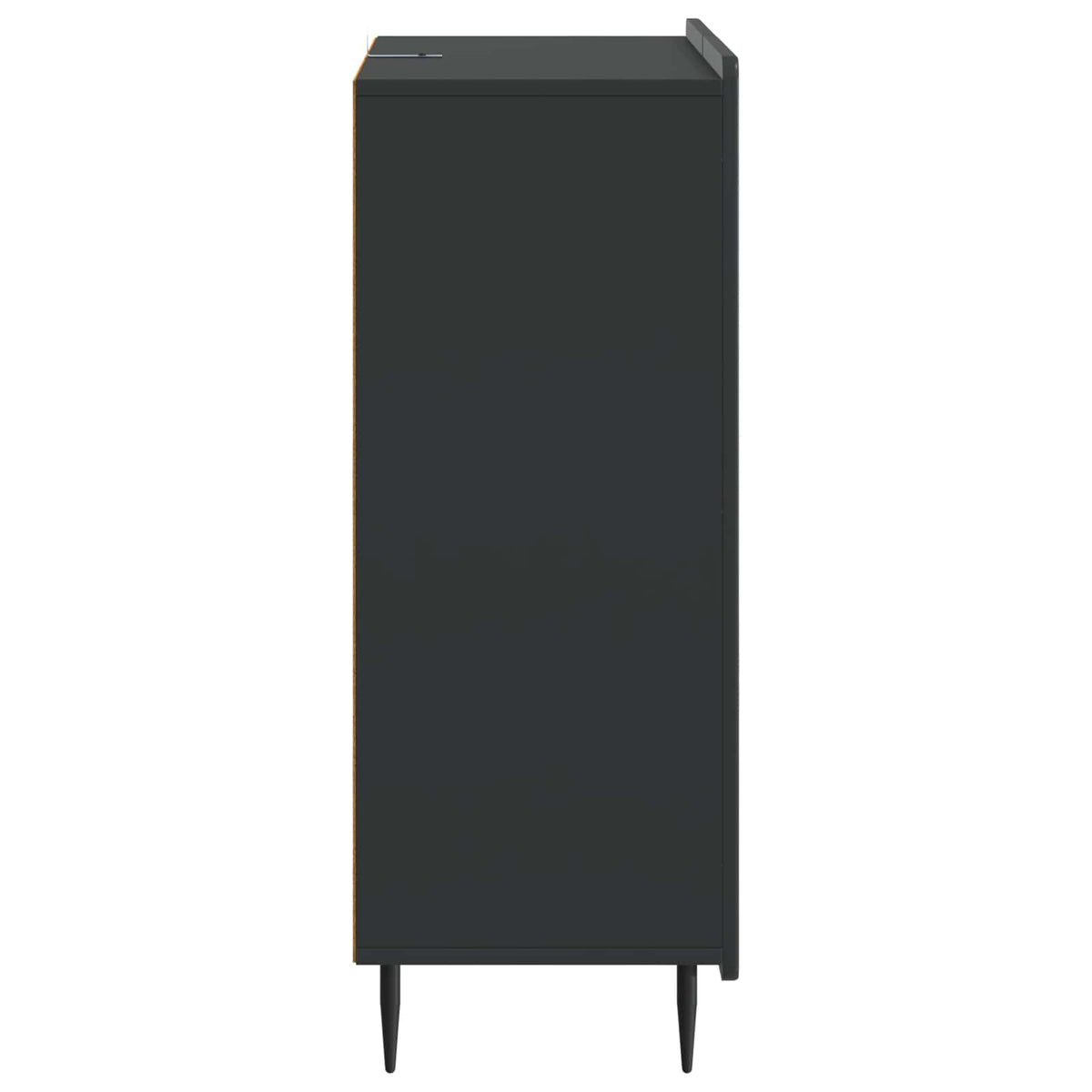 Sideboard Sort 66 x 34,5 x 91,5 cm Konstrueret træ