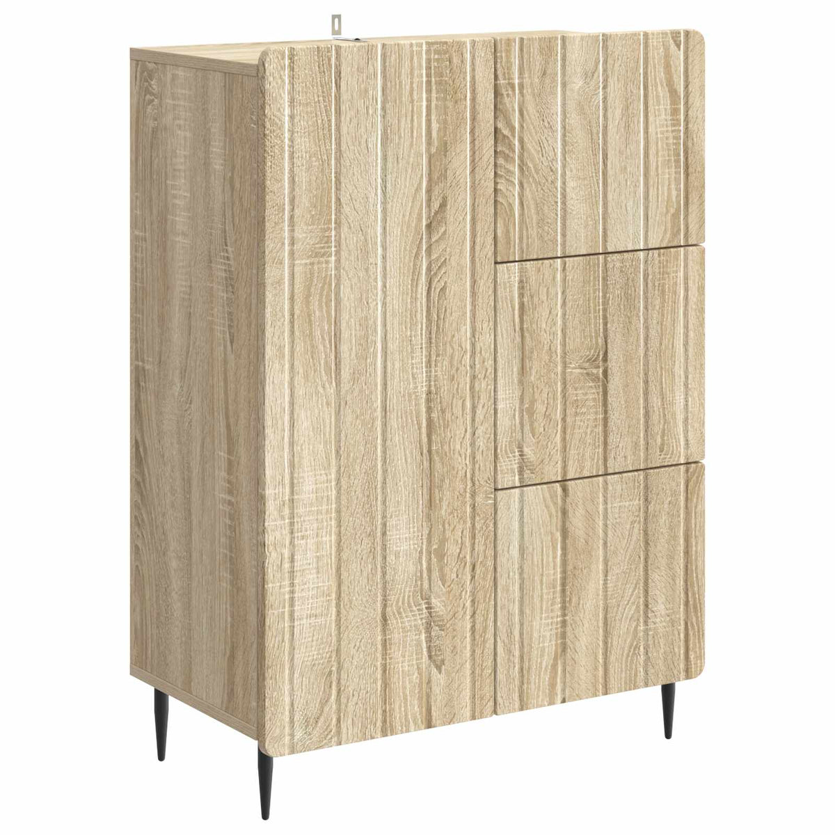Sideboard Sonoma-eg 66 x 34,5 x 91,5 cm Konstrueret træ