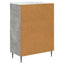 Sideboard Betongrå 66 x 34,5 x 91,5 cm Konstrueret træ