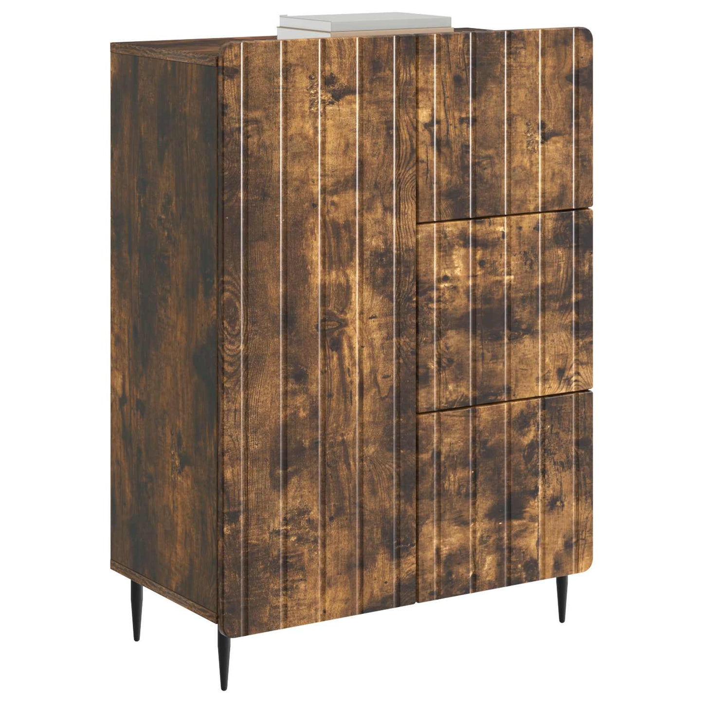 Sideboard Røget eg 66 x 34,5 x 91,5 cm Konstrueret træ