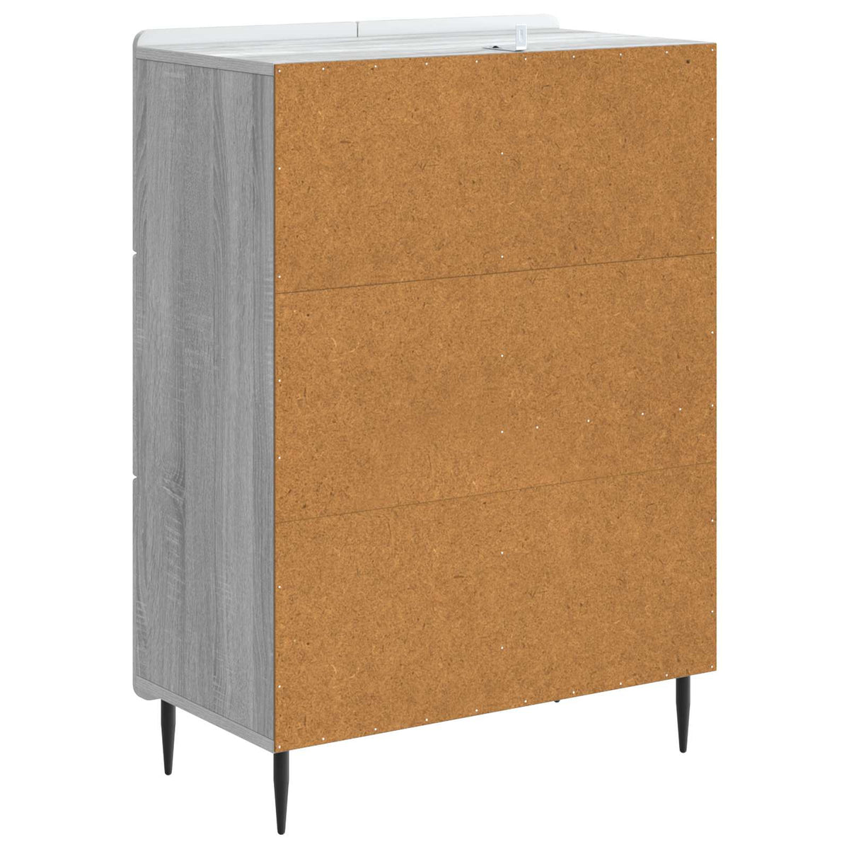 Sideboard Grå sonoma-eg 66 x 34,5 x 91,5 cm Konstrueret træ
